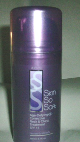 Skin So Soft Age-Defying Corrective Neck & Chest Treatment SPF 15 - Renew & Refresh by AVON 3.4 Fl. Oz. Skin So Soft Age-Defying Corrective Neck & Chest Treatment SPF 15 - Renew & Refresh by AVON 3.4 Fl. Oz.