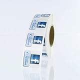 Like Us on Facebook Labels Stickers 500 Per Roll