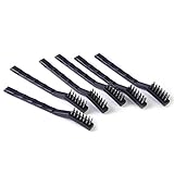 6本 スチールワイヤーブラシ ルスト スパークスブラシ 剥離剤 クリーニング メタル 17cm 研磨ツール