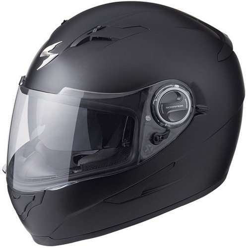Scorpion Solid EXO-500 Street Bike Motorcycle Helmet - Matte Black / Large On Sale
