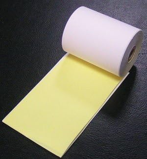 Adrable Supply MP21495SAM2 2 Ply White & Canary Roll, 2.25 In.