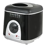 from Lloytron 1 Litre Compact Deep Fryer with Silver Panel in Black