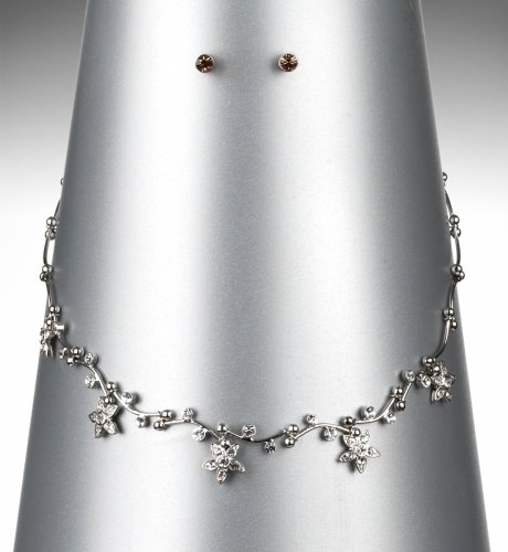 Floral Necklace & Earrings Set