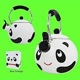  : Animal Kettle 1.7-Quart Whistling Enamel on Steel Panda Tea Kettle