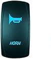 Laser Blue Rocker Switch HORN 20a 12v On/off LED Light