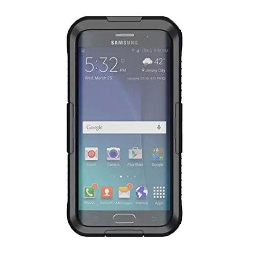 Samsung Galaxy S6 Edge Plus Waterproof Case, VEGO Full Body Sealed Waterproof Dirtproof Snowproof Durable Case Cover with Touch Responsive Front Screen Protector for Samsung Galaxy S6 Edge+ (Black)