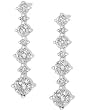 14K White Gold Diamond Earrings