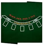 Casino Game Layout Table Cover