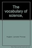 The vocabulary of science