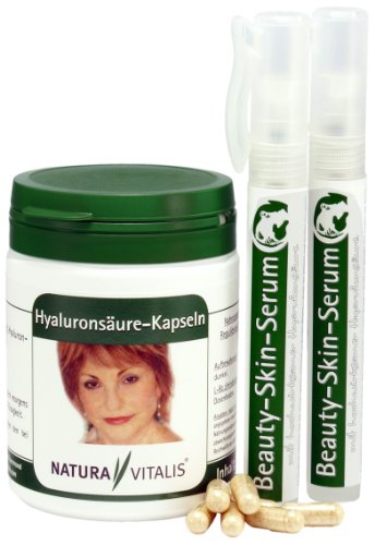 180 Hyalurons&auml;ure Kapseln + 2 x Beauty Skin Serum Natura Vitalis Preisvergleich
