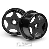 Super Star Wheel, Black (2pcs) 120x60mm: Baja,2.0