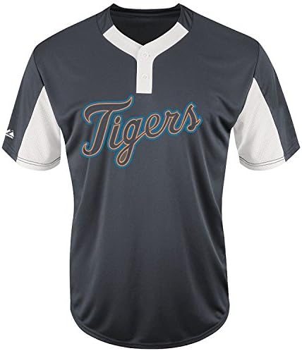 Adult 2XL Detroit Tigers NEW MLB Color Block Jersey
