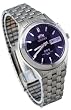 Orient #BEM5V002D Men's Facet Glass Stainless Steel Automatic Watch