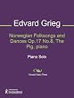 Norwegian Folksongs and Dances Op.17 No.8, The Pig, piano Sheet Music