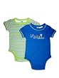 Just Boys Newborn Boys 2pc Lil Dribbler Creeper Set