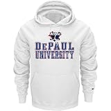 Depaul Blue Demons White Champion Powerblend® Hood