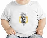 Pilot_crash/no_bg_for_black オーガニックベビーTシャツ 12 - 18 Months