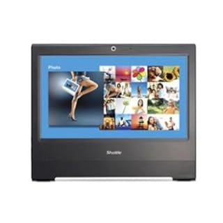 Shuttle X50 v2 Plus 15.6 inch All-in-One Barebone PC (Intel Atom D525 1.8GHz, 1 x 2.5 inch S-ATA Interface, 2 x 240-pin DDR3 Memory Sockets) - Black