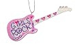 Tween Christmas Pink "Girls Rock" Music Guitar Holiday Ornament