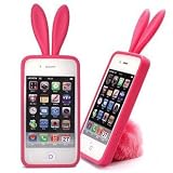 iPhone4S 用 ラビットケース　うさぎ（ピンク）　iPhone4にも対応