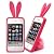 iPhone4S 用 ラビットケース うさぎ(ピンク) iPhone4にも対応