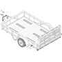 Trailer Blueprints - 10Ft. Motorcycle Trailer