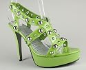 CIRCLE STUD PLATFORM HEEL