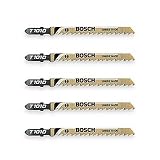 Bosch T101D 4-Inch 6-Tooth T-Shank Jig Saw Blades (5-Pack)
