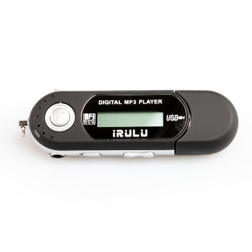 iRulu Brand 8GB USB MP3 WMA Music Player FM Radio Voice Recorder (Black)