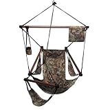 Camo Finish Outdoor Air Hanging Chair Hammock