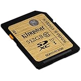 Kingston Technology SDXC Class 10 UHS-I 90 Read 45 Write Flash Card (SDA10/512GB)