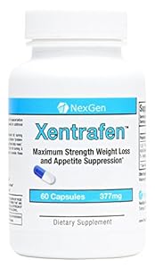 Xentrafen- Maximum strength diet pills for weight loss and appetite suppression. Incredible appetite suppression and weight loss with sustained energy, focus, and mood boost! 60 capsules - 377mg per capsule.
