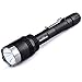 Canwelum Super-bright CREE T6 LED Strobe Tactical Flashlight, 1,200lm LED Flash Light with Clip, LED Torch Light with Stainless Steel Attack Head (A Complete Set with Battery and Charger: Bigger Battery Power Capacity & with Protective Board)