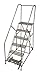 Cotterman 1206R3232A3E12B4C1P6 - Rolling Ladder Steel 90In. H. Gray