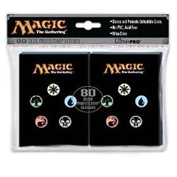 Magic the Gathering Mana Symbol 80 Ct. Deck Protector Sleeves