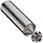 Niagara Cutter B555 Straight Tooth Shank Type Keyseat Cutter, High Speed Steel, Uncoated (Bright), Round Shank, 3/8" Cutter Diameter, 8 Tooth, 1/8" Width