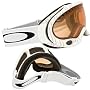 Oakley A-Frame - Shaun White Men's Snowboard Goggles - White / Black Stripe Frame - Persimmon Lens