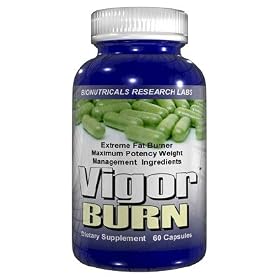 Vigor Burn - 60 Capsules Nuclear FAT BURNER Green Tea Chromium