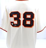 Signed Brian Wilson 2010 World Series Jersey MLB COA San Francisco Giants jersey autographed by Giants star closer Brian Wilson. Item comes with Major League Baseball authentication. Hologram # verified on MLB's website. What that means is a Major League Baseball authenticator witnessed Wilson signing your jersey. Most sought after authentication for MLB items. Size XL jersey. Name and number