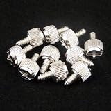 High Quality Chrome Computer Case Thumbscrews, 6-32 Thread...