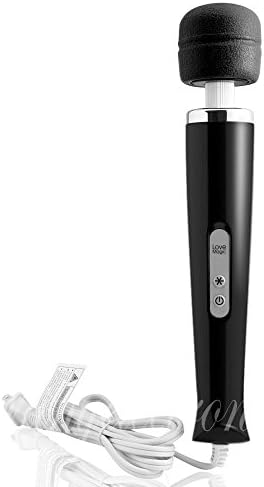 Black Magic Wand Handheld Massager Vibrating Massage Full Body Therapy Motor 20 Speed