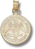 Southern Miss Golden Eagles Solid 10K Gold Eagle Seal Pendant