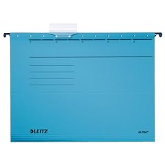 Esselte Leitz 19853035 H�ngemappe Alpha , Colorspankarton, 5 St�ck, blau