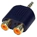 3.5mm Jack to Twin Phono Adapter