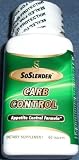 So Slender Carb Control, Appetite Control Formula, Manage Carbohydrates, 60 tabs