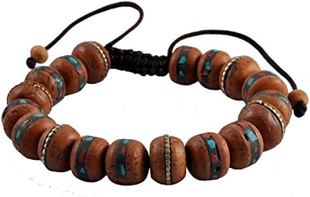 Tibetan Bodhi Seeds Medicine Beads Bracelet, Tibetan Wrist Mala,Tibetan Bracelet, Bodhi Seed Prayer Beads