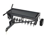 Precision Products TDSA42PT 42-Inch Spike Aerator / Drop Spreader Combo with Pneumatics & Weight Tray