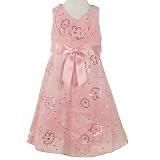 Little Girls Clothes PINK Special Occasion Easter Dress BONNIE JEAN 4-6X