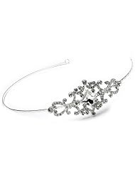 Wedding Headband Bridal Tiara with Side Rhinestone 386 by USABride