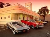 Route 66 Diner Corvette Roadrunner GTO